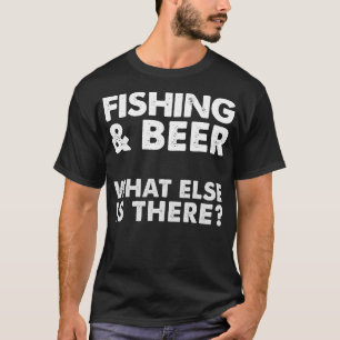 Camiseta Lema de Booze divertido de la cerveza de pesca