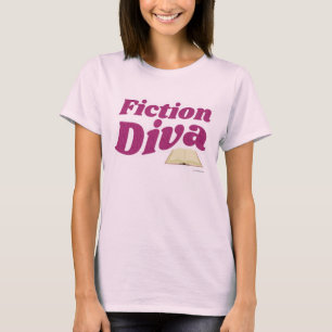 Camiseta Lema de diseño de autor de ficción diva sassy