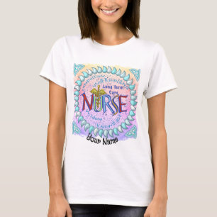 Camiseta Lema de enfermera de cuidados a largo plazo
