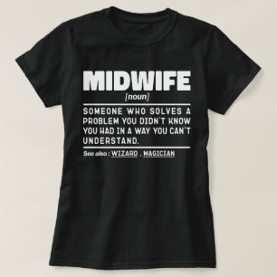 Camiseta Lema de enfermera de partos divertida de partera G