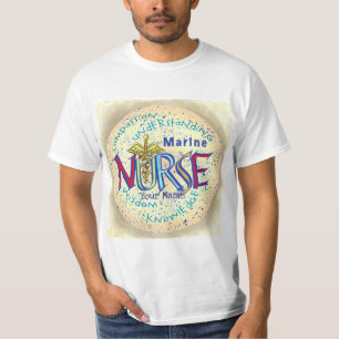Camiseta Lema de Enfermera Marina
