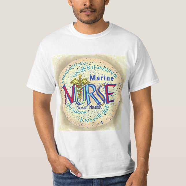 Camiseta Lema de Enfermera Marina (Anverso)