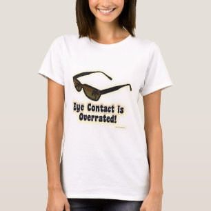 Camiseta Lema de gafas de sol divertidas sin contacto visua