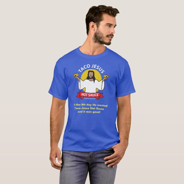 Camiseta Lema de Jesús del Taco (Anverso completo)