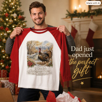 Camiseta Lema de la caza del pavo de Navidad Colorado