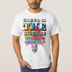 Camiseta Lema de la protesta. Anónimo.