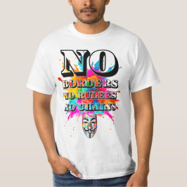 Camiseta Lema de la protesta. Anónimo.