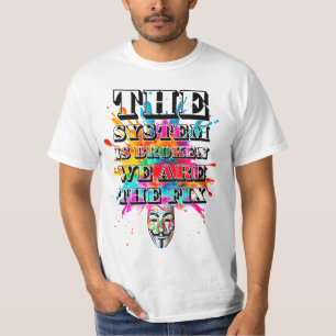 Camiseta Lema de la protesta. Anónimo.