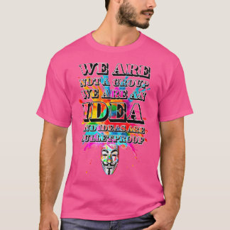 Camiseta Lema de la protesta. Anónimo.