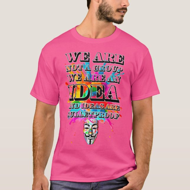 Camiseta Lema de la protesta. Anónimo. (Anverso)