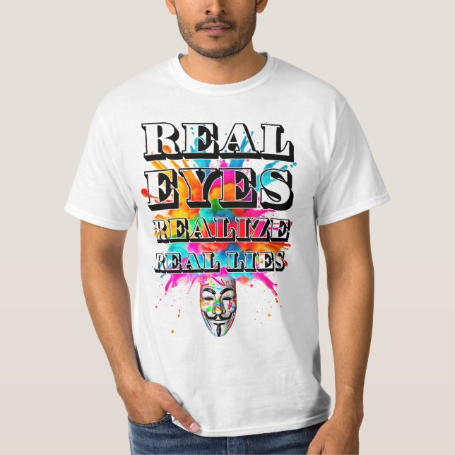 Camiseta Lema de la protesta. Anónimo. (Anverso)