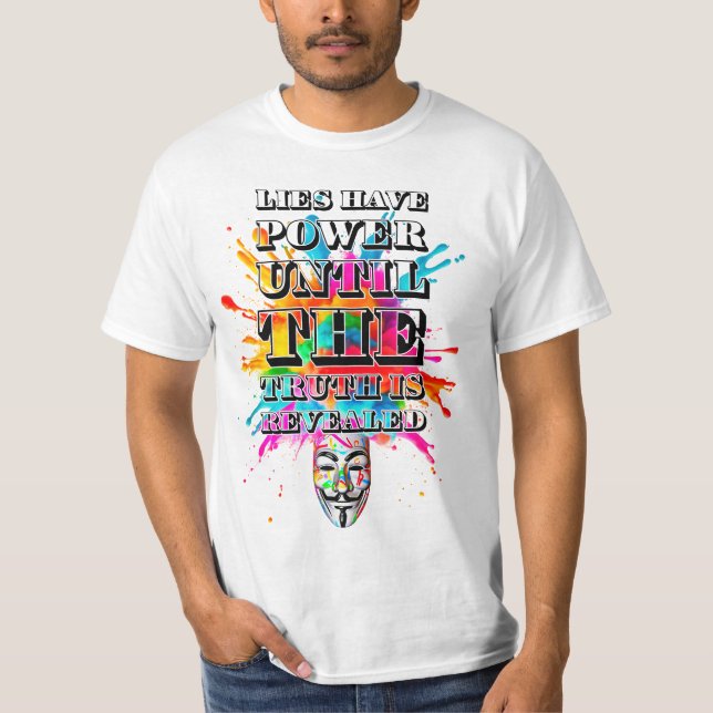 Camiseta Lema de la protesta. Anónimo. (Anverso)