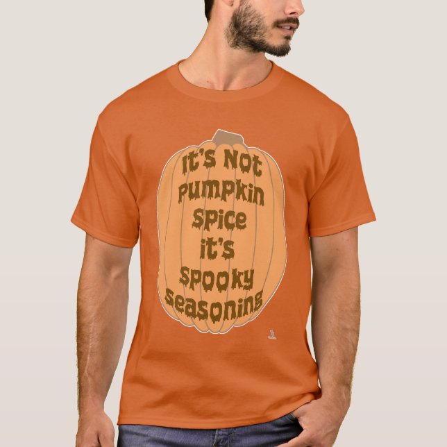 Camiseta Lema de la temporada de especias de calabaza sin m (Anverso)