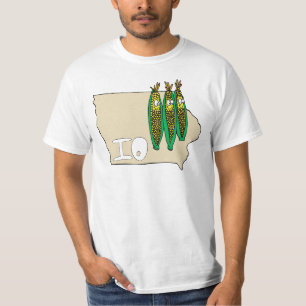 Camiseta Lema de los E.E.U.U. del dibujo animado de Husker
