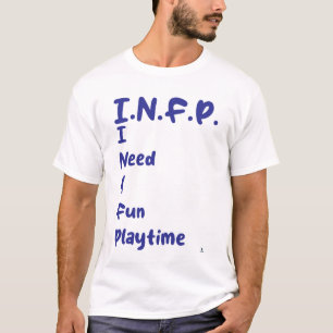 Camiseta Lema de personalidad divertida de INFP