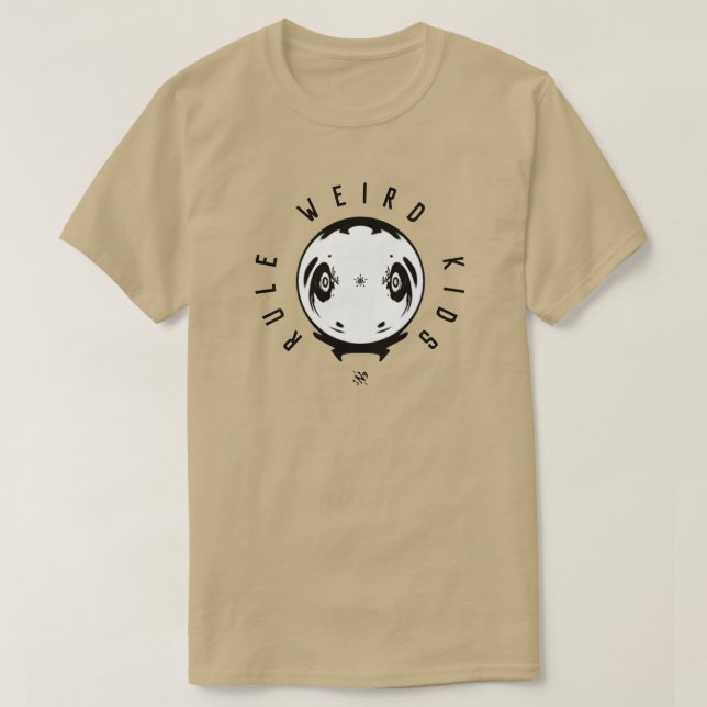 Camiseta Lema de rareza (regla de los niños extraños) v3 (Diseño del anverso)