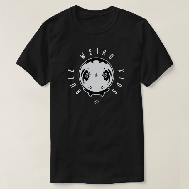 Camiseta Lema de rareza (regla de los niños raros) 2.1 (Diseño del anverso)