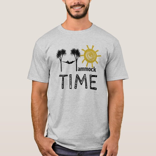 Camiseta Lema de verano de Hammock Time (Anverso)