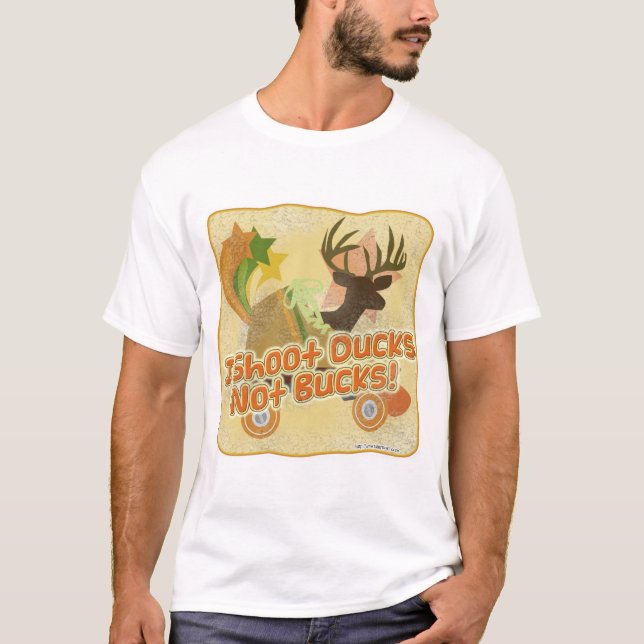Camiseta Lema del Personalizado de Shocks Ducks no Bucks (Anverso)