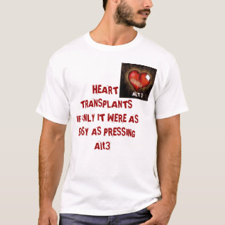 Camiseta Lema del trasplante de corazón