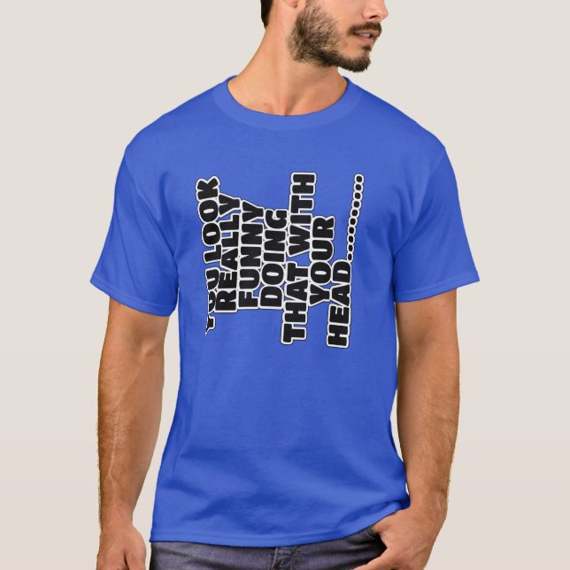 Camiseta Lema divertido (Anverso)