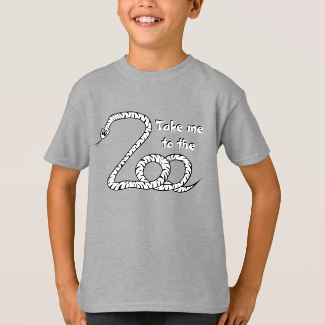 Camiseta Lema divertido de Guay Kids Zoo Avers (Anverso)