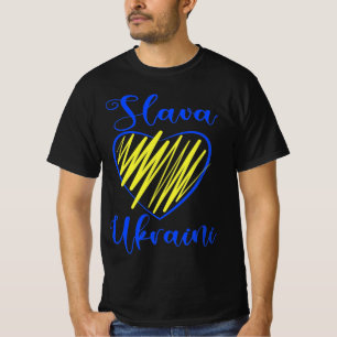 Camiseta Lema Eslava Gloria ucraniana al corazón de Ucrania