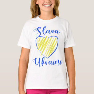 Camiseta Lema Eslava Gloria ucraniana al corazón de Ucrania