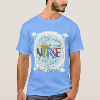 Camiseta Lema excepcional de enfermería