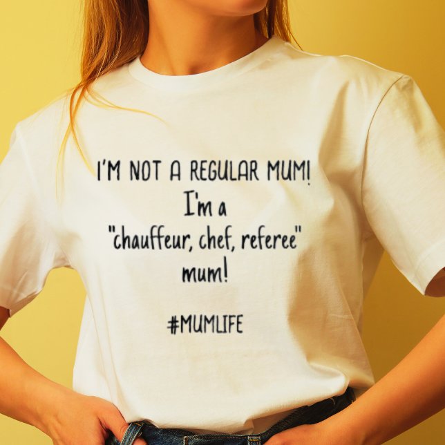 Camiseta Lema gracioso de Mamá regular, regalo de Día de la (Add a name and make it yours now! Why wait?)