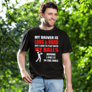 Camiseta Lema hilarante del golf