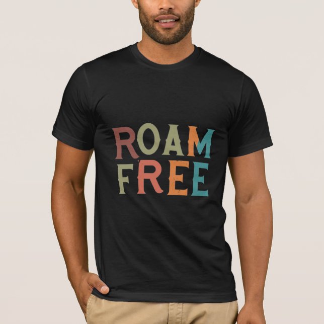 Camiseta Lema libre de roaming (Anverso)