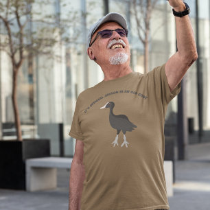 Camiseta Lema personalizado divertido gráfico de focha viej