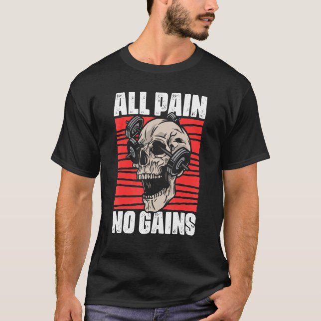 Camiseta Lemas de gimnasia para Bodybuil (Anverso)