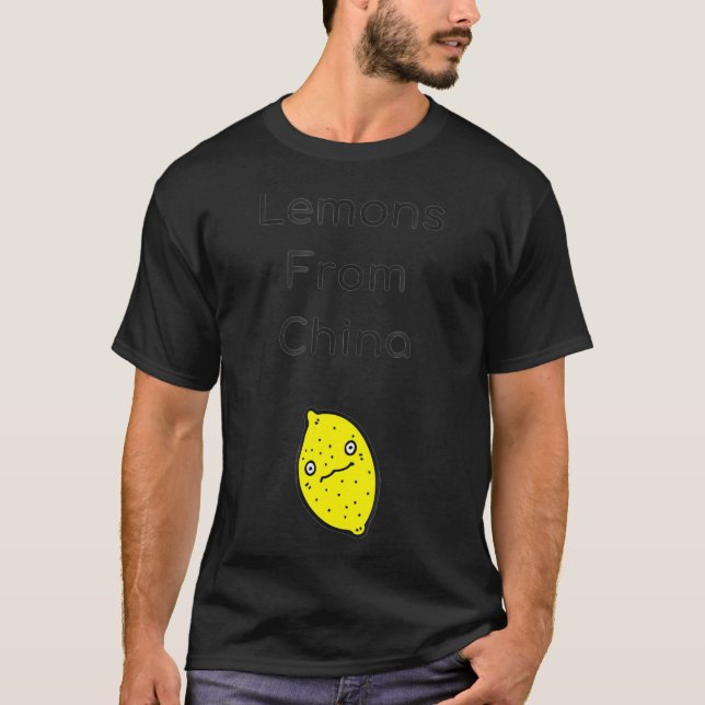 Camiseta Lemas de la Novedad china para el buen humor (Anverso)