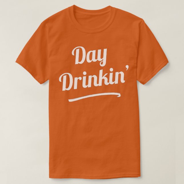 Camiseta Lemas divertidos del Día para beber (Diseño del anverso)