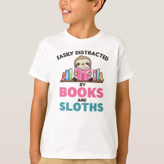 Camiseta Lemas Y Libros Divertidos Con Libros (Anverso)