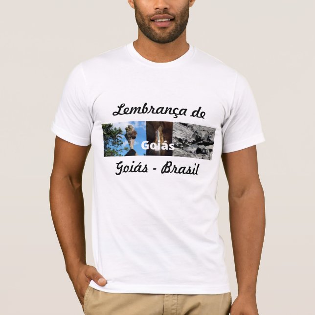 Camiseta lembrança de Goiás (Anverso)