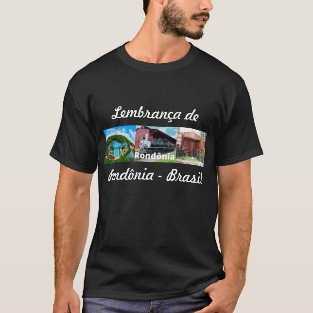 Camiseta lembrança de Rondônia Brasil (Anverso)