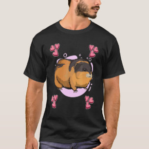 Camiseta Lemming Heart Design Rodent Student Lemmings