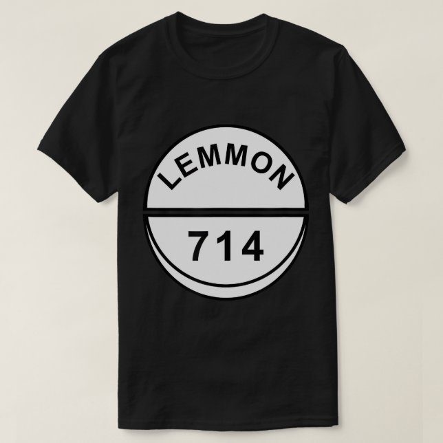 Camiseta Lemmon 714 Quaaludes Pill Lude T-Shirt (Diseño del anverso)