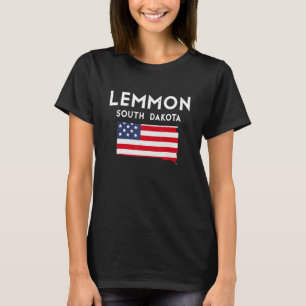 Camiseta Lemmon South Dakota USA State America Travel South