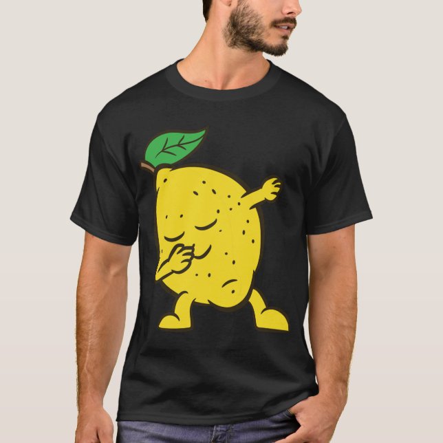 Camiseta Lemon Dabbing Lemon Fruit Love Lemons (Anverso)