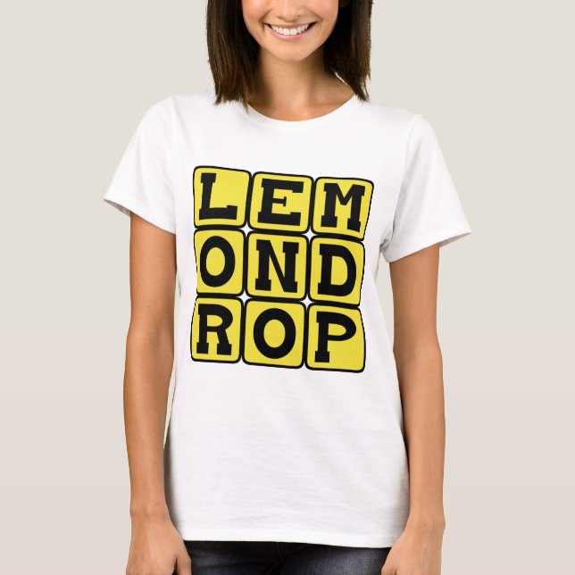 Camiseta Lemon Drop, Cóctel Picante (Anverso)