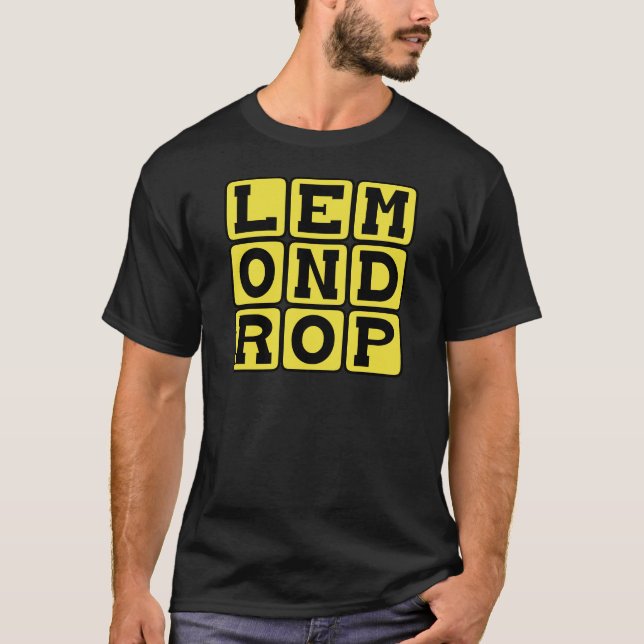 Camiseta Lemon Drop, cóctel Zesti (Anverso)