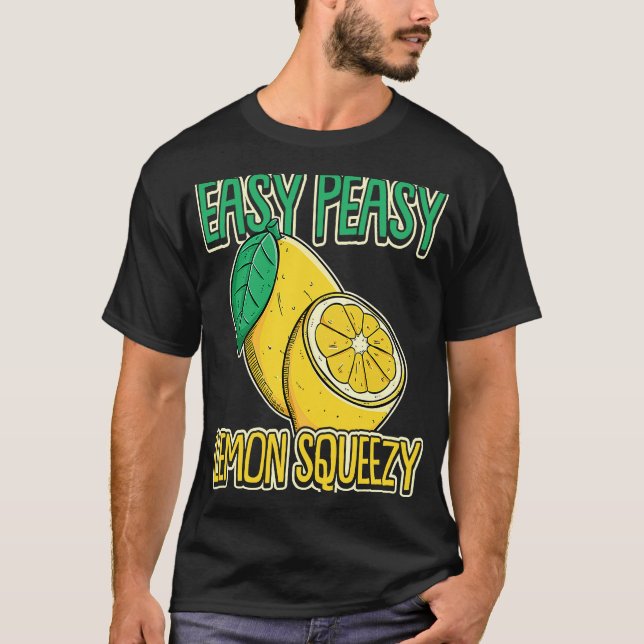 Camiseta Lemon Easy Peasy Lemon Squeezy Summertime (Anverso)