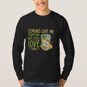 Camiseta Lemon Fruit Lemonade Citrus Lemon Jugo Lover