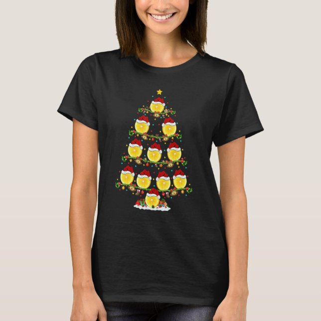 Camiseta Lemon Fruit   Lights Xmas Santa Lemon Christmas Tr (Anverso)