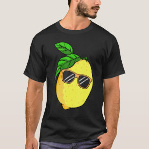 Camiseta Lemon Gafas de sol Citrus de verano Frutos Hombres