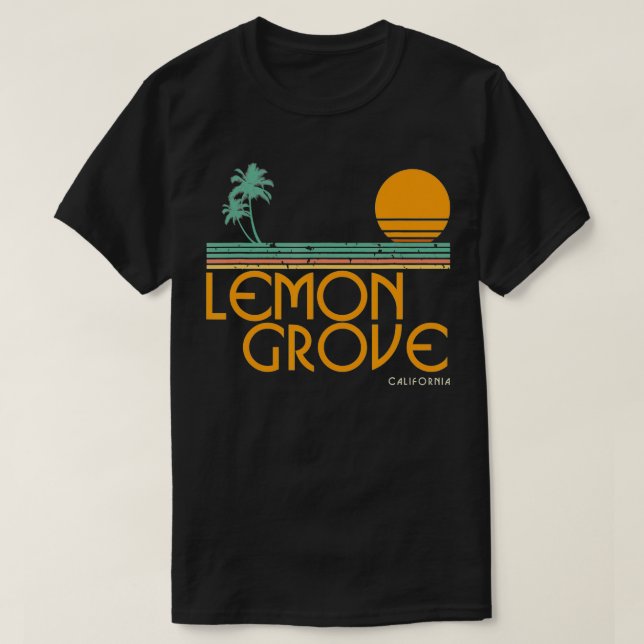 Camiseta Lemon Grove California (Diseño del anverso)